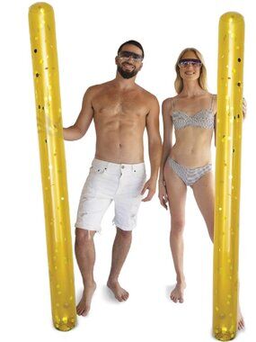 Jumbo Adult Inflatable Pool Noodles: 2 pack